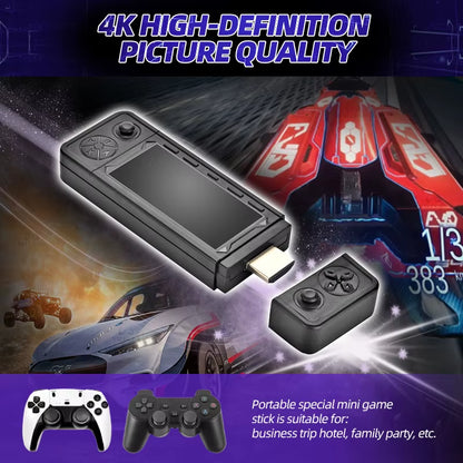 2025 NEW X9PRO Game Stick 4K TV Video Game Console 3D Games for PSP/PS1/N64/NDS 40+Simulators 42000 Retro Games