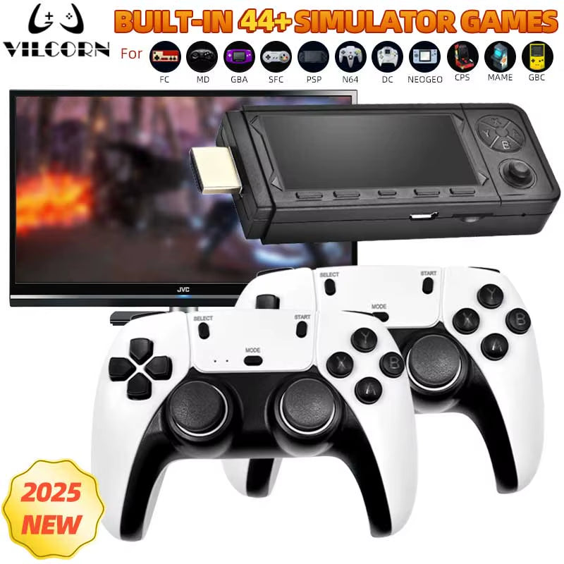 2025 NEW X9PRO Game Stick 4K TV Video Game Console 3D Games for PSP/PS1/N64/NDS 40+Simulators 42000 Retro Games