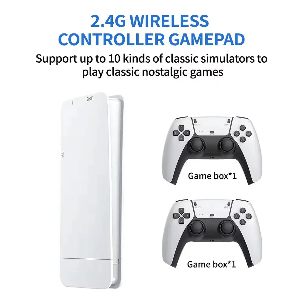 M15 Retro Game Console 64GB 20000+Game 4K High-Definition Output Handheld Video Game Stick 20+Emulator GBA PS1 Arcade Game